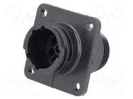 Connector: circular; socket; male; PIN: 7; w/o contacts; size 13 TE Connectivity