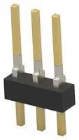 CONN, HEADER, 3POS, 1ROW, 2.54MM