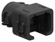 BACKSHELL, 6POS, BLACK