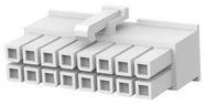 CONNECTOR HOUSING, RCPT, 16POS, 4.2MM