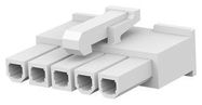 CONNECTOR HOUSING, RCPT, 5POS, 4.2MM