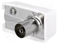 Connector: coaxial 9.5mm (IEC 169-2); plug; female; for cable GOOBAY