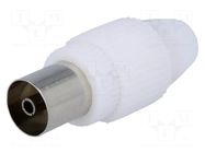 Connector: coaxial 9.5mm (IEC 169-2); plug; female; for cable GOOBAY