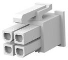 RECTANGULAR HOUSING, RCPT, 4POS, 4.2MM