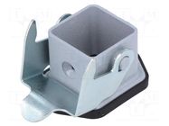 Enclosure for connectors: HDC; size 21.21; for panel mounting ILME