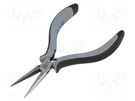 Pliers; straight,half-rounded nose; ESD; Blade length: 40mm C.K