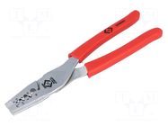 Tool: for crimping; insulated solder sleeves; 0.5÷16mm2 C.K