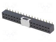 Connector: pin strips; socket; female; PIN: 34; SMT; vertical; 2mm HSM