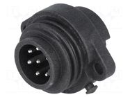 Connector: circular; socket; PIN: 7; male; soldering; IP65,IP67 AMPHENOL