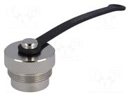 Accessories: protection cover; metal; Body plating: nickel AMPHENOL