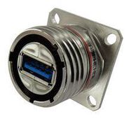 USB CONN, 3.0 TYP A SQ FLANGE RCPT, 4POS