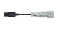 SENSOR CORD, 4 POS M12 PLUG-WTB RCPT, 2M