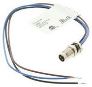 SENSOR CORD, M8 3P RCPT-FREE END, 0.2M