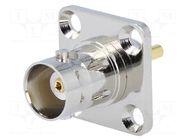 Connector: BNC; socket; female; straight; soldering YIZN Jiangsu Tengyu Electronics co.