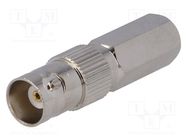 Connector: BNC; plug; female; straight; twist-on; for cable 