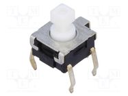 Microswitch TACT; SPST-NO; Pos: 2; 0.05A/24VDC; THT; none; 1.57N OMRON Electronic Components