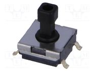 Microswitch TACT; SPST-NO; Pos: 2; 0.05A/24VDC; SMT; none; 0.98N OMRON Electronic Components