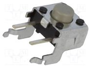 Microswitch TACT; SPST-NO; Pos: 2; 0.05A/24VDC; THT; none; 1.47N OMRON Electronic Components