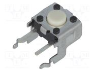 Microswitch TACT; SPST-NO; Pos: 2; 0.05A/24VDC; THT; none; 0.98N OMRON Electronic Components