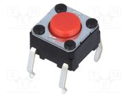 Microswitch TACT; SPST-NO; Pos: 2; 0.05A/24VDC; THT; none; 4.9N OMRON Electronic Components