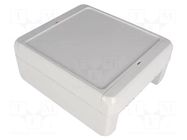Enclosure: multipurpose; X: 125mm; Y: 151mm; Z: 60mm; BOCUBE; ABS BOPLA