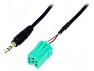 Aux adapter; Jack 3,5mm; Renault 4CARMEDIA