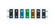 LABEL, REVERSIBLE STRIP, 7PT, 60DEG C