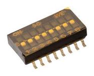 DIP SWITCH, 0.025A, 24VDC, 1 POS, SMD