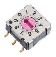 ROTARY CODED SW, BCD, 0.1A, 42VDC, SMD