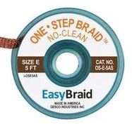 DESOLDERING BRAID, 5FT X 0.125"