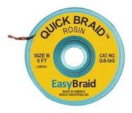 DESOLDERING BRAID, 5FT X 0.05"