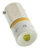 SWITCH LAMP, 0.015A, 24V, YELLOW