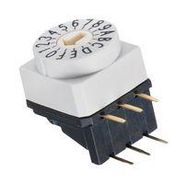 ROTARY CODED SWITCH, 16POS, 0.15A, 24VDC