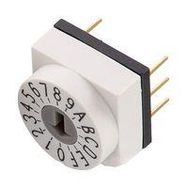 ROTARY CODED SWITCH, 16POS, 0.15A, 24VDC