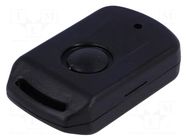 Enclosure: for remote controller; X: 33mm; Y: 56mm; Z: 14mm; ABS MASZCZYK