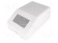 Enclosure: for power supplies; Y: 187mm; X: 110mm; Z: 70mm; ABS; grey MASZCZYK