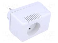 Enclosure: for power supplies; vented; X: 65mm; Y: 92mm; Z: 57mm; ABS MASZCZYK