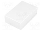 Enclosure: designed for potting; X: 60mm; Y: 90mm; Z: 28mm; ABS; grey MASZCZYK