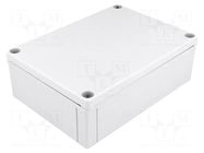 Enclosure: multipurpose; X: 130mm; Y: 180mm; Z: 60mm; MNX; ABS; grey FIBOX