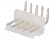 Connector: wire-board; socket; male; PIN: 5; 7A; 250V; angled 90° JOINT TECH
