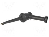 Clip-on probe; hook type; 5A; 60VDC; black; Grip capac: max.2.29mm POMONA