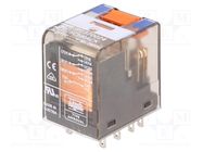 Relay: electromagnetic; 24VDC; industrial; PT 