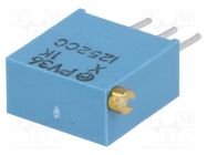 Potentiometer: mounting; vertical; 1kΩ; 500mW; THT; ±10%; linear BOURNS