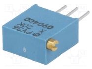 Potentiometer: mounting; vertical; 20kΩ; 500mW; THT; ±10%; linear BOURNS