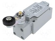Limit switch; lever R 30mm, plastic roller Ø22mm; NO + NC; 10A POKÓJ