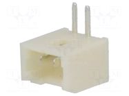 Connector: wire-board; socket; male; PIN: 2; 1A; Urated: 125V; THT JOINT TECH
