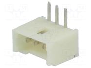 Connector: wire-board; socket; male; PIN: 3; 1A; Urated: 125V; THT JOINT TECH