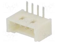 Connector: wire-board; socket; male; PIN: 4; 1A; Urated: 125V; THT JOINT TECH