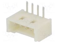 Connector: wire-board; socket; male; PIN: 4; 1A; Urated: 125V; THT JOINT TECH