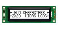 LCD MODULE, 20 X 2, COB, 5.55MM, FSTN